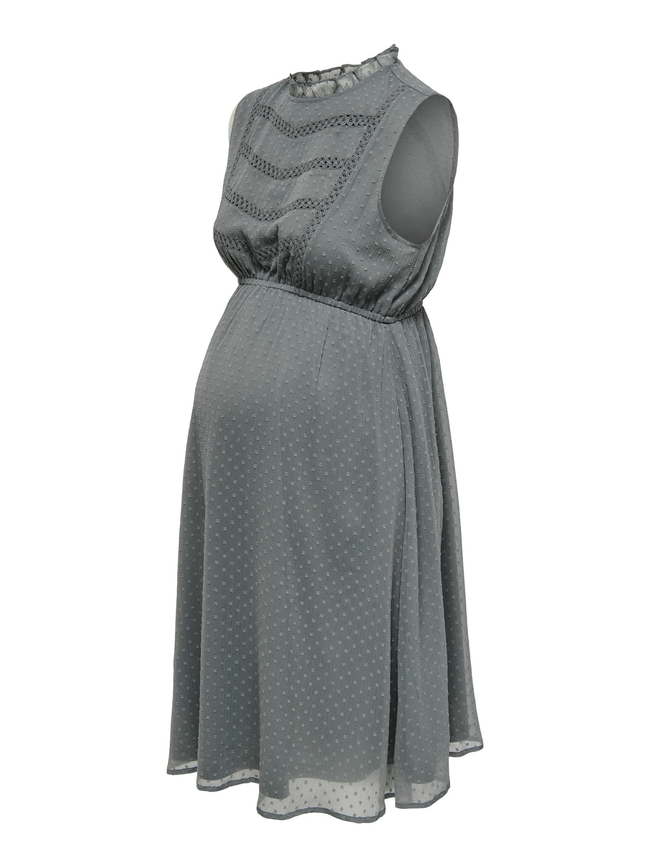 ONLY Regular Fit Round Neck Short dress -Balsam Green - 15330261