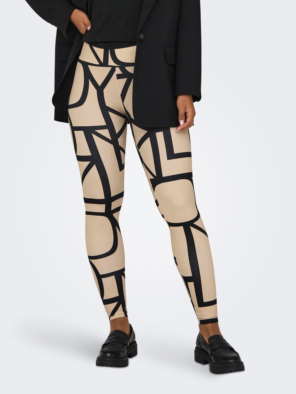 Onlkim Hohe Taille Normal Geschnitten Leggings