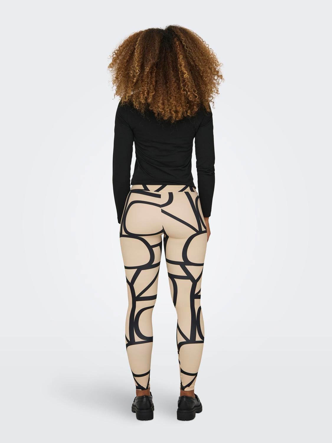 ONLY Normal geschnitten Hohe Taille Leggings -Nomad - 15330506