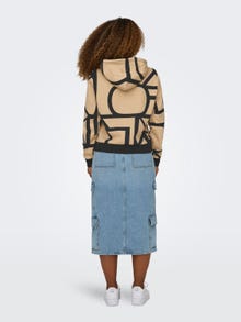 ONLY Printed hoodie -Nomad - 15330514