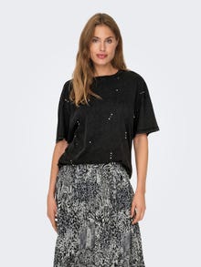 ONLY Regular fit O-pääntie Topit -Black - 15330597