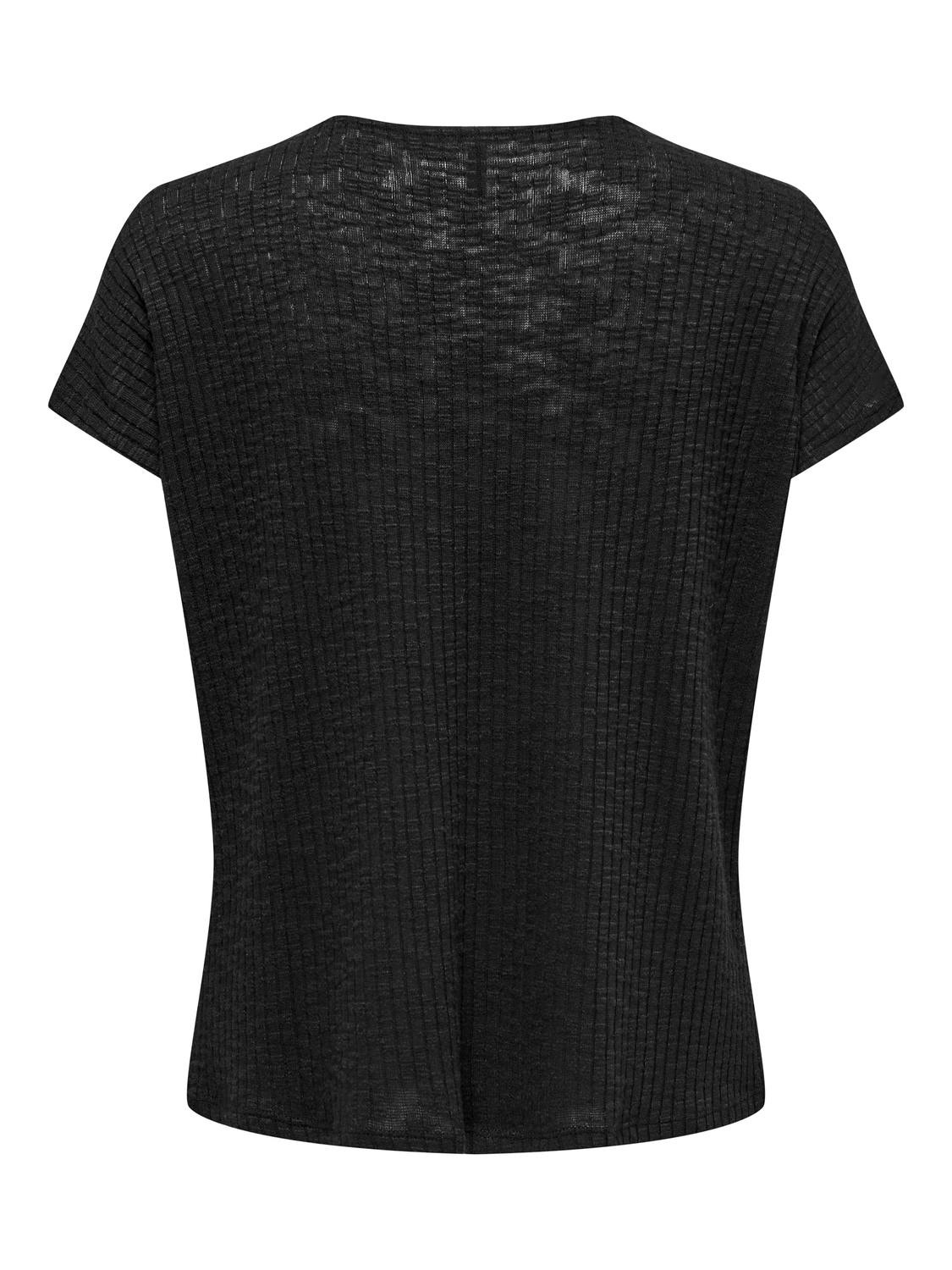 ONLY Regular fit V-pääntie Topit -Black - 15330629