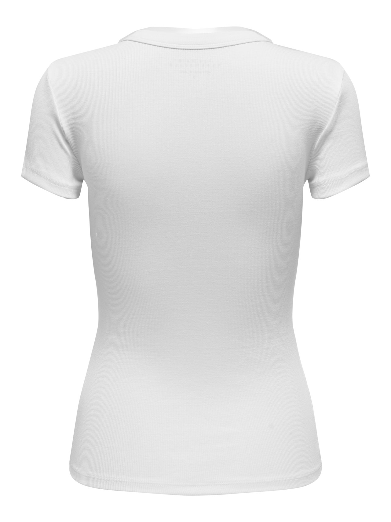 ONLY Normal geschnitten Rundhals Top -Bright White - 15330639