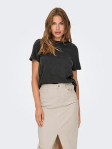 ONLY Tops Regular Fit Col rond -Black - 15330656