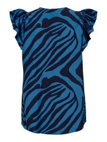 ONLY Tavapärane lõige V-kaelus Top -Déja Vu Blue - 15330687