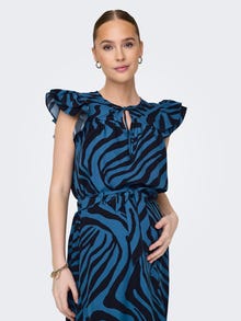 ONLY Tavapärane lõige V-kaelus Top -Déja Vu Blue - 15330687