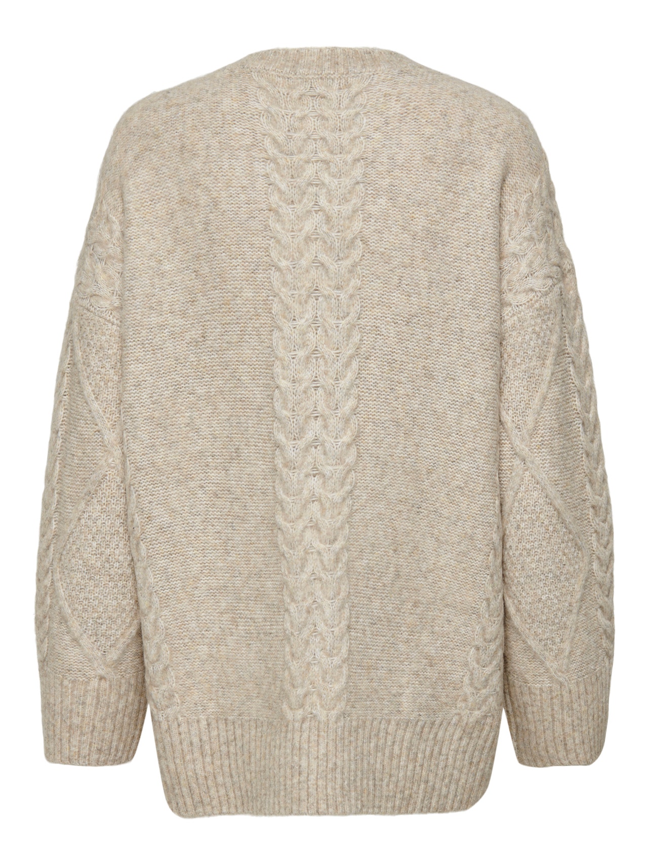 ONLY JDYSILJA Gebreide pullover -Oatmeal - 15330701