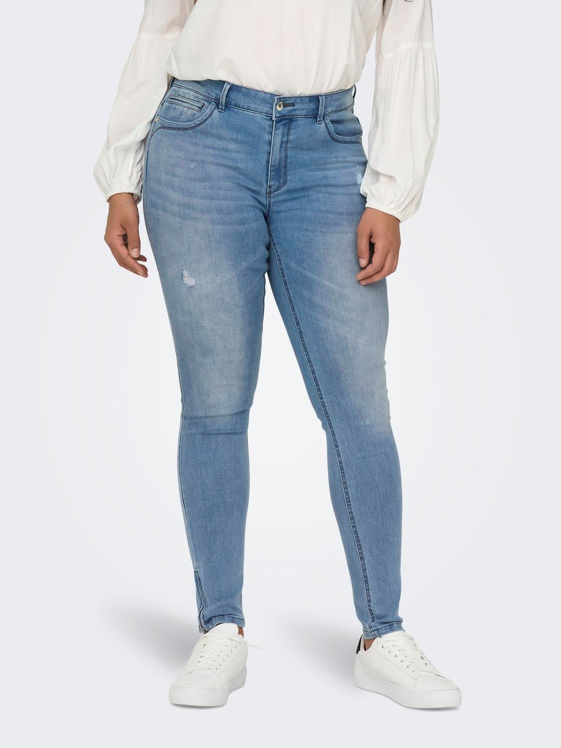Carkarla Mittlere Taille Skinny Fit Jeans