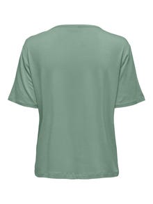 ONLY Regular fit O-hals Top -Chinois Green - 15330819