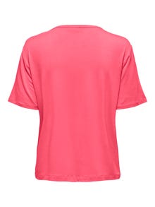ONLY Regular Fit O-hals Topp -Coral Paradise - 15330819