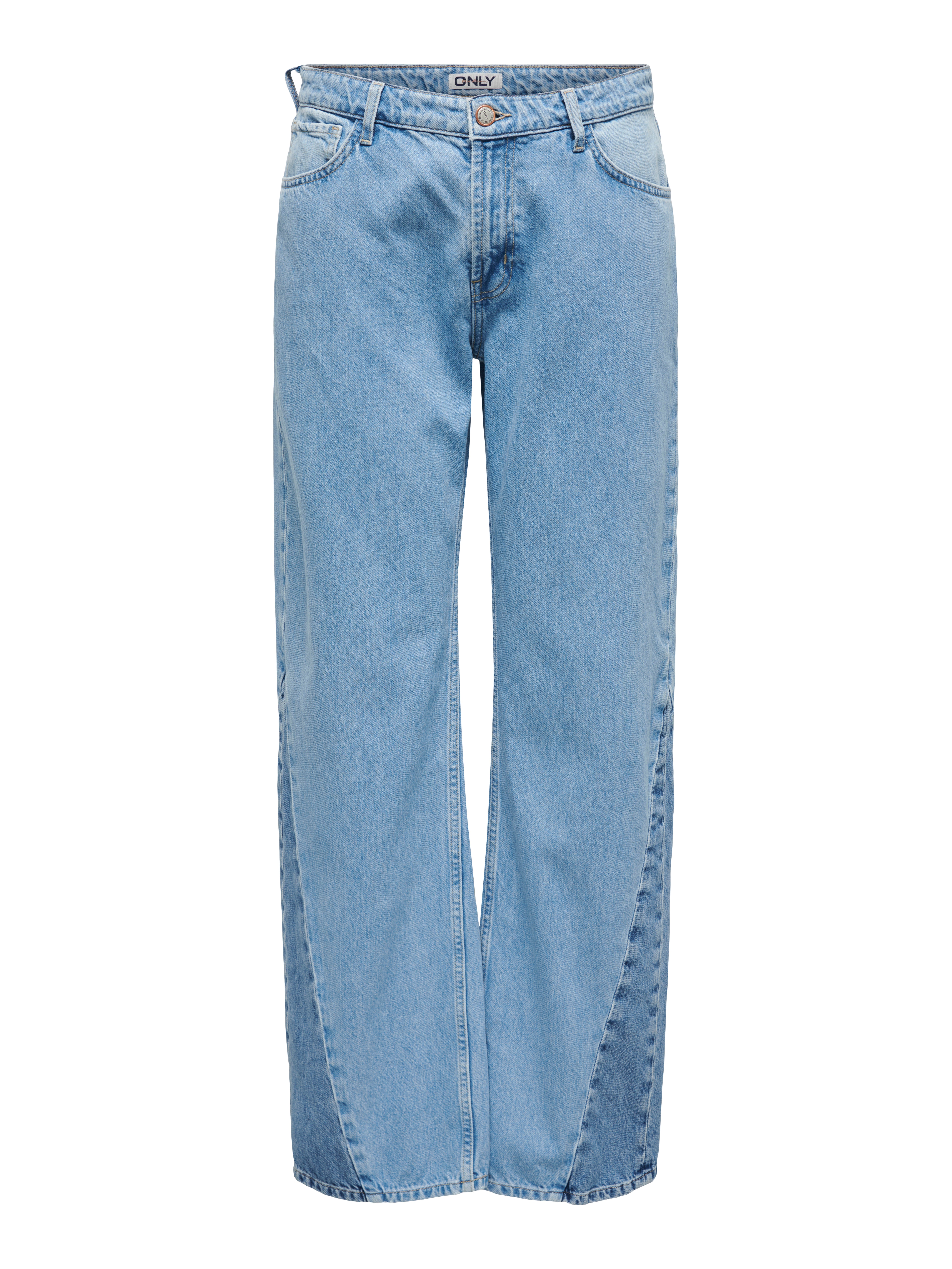 Thumbnail - Onlcobain Mittlere Taille Weiter Beinschnitt Jeans