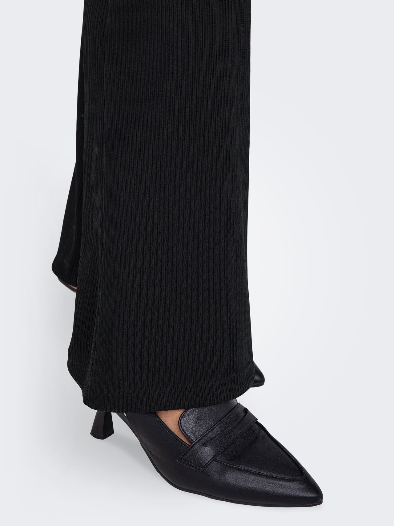 ONLY flared broek ONLFEVER zwart ONLY flared broek ONLFEVER zwart