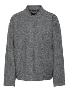 ONLY Bombers anti-froid Col rond -Dark Grey Melange - 15331099