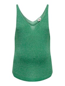 ONLY Regular Fit V-Neck Maternity Knit top -Deep Mint - 15331135