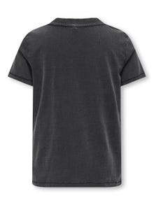 ONLY T-shirt Box Fit Paricollo -Jet Black - 15331149