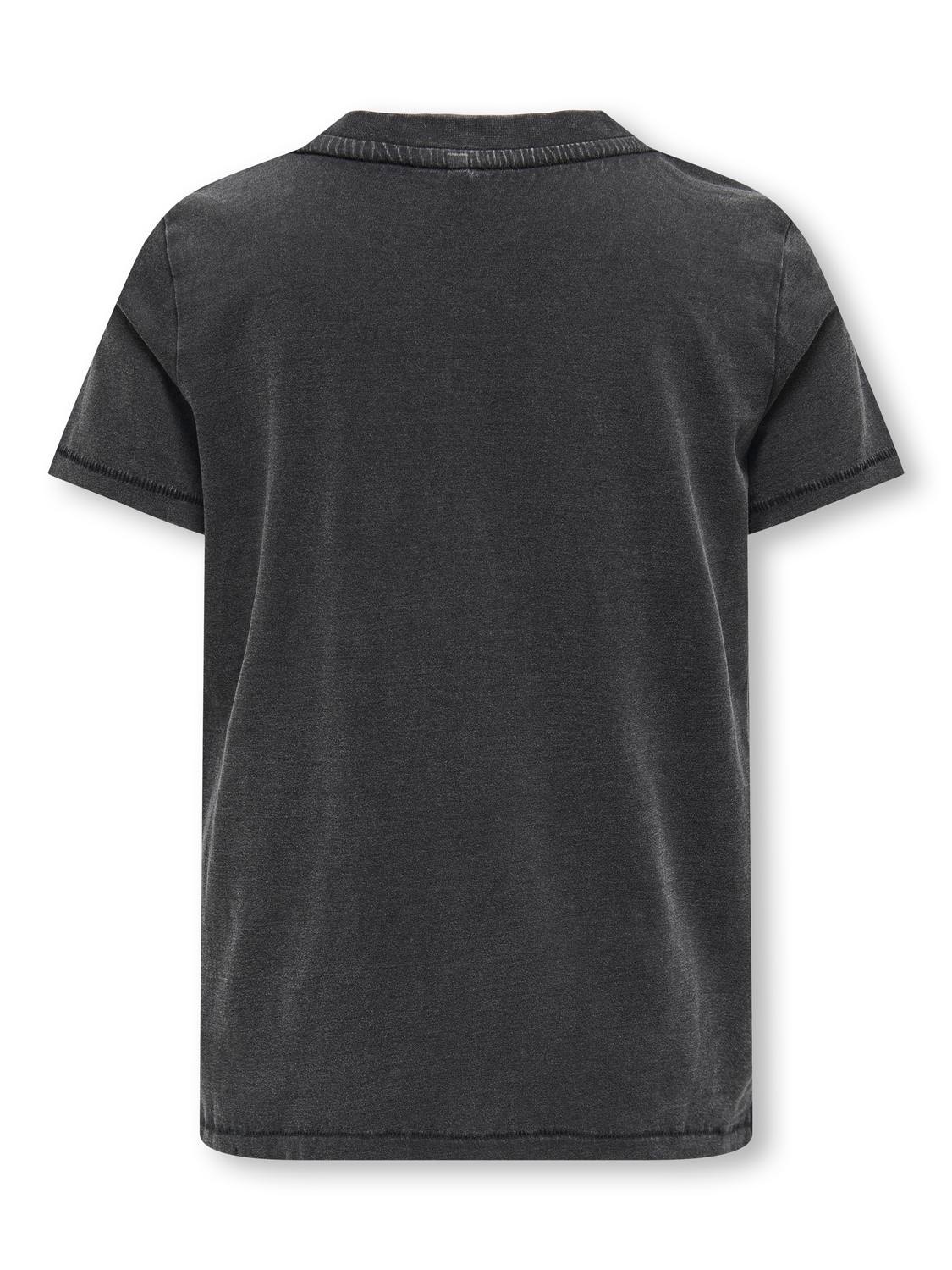 ONLY T-shirts Boxy Fit Col rond -Jet Black - 15331149