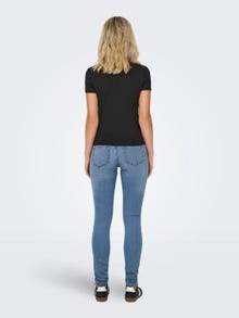 ONLY Regular fit U-pääntie Topit -Black - 15331595