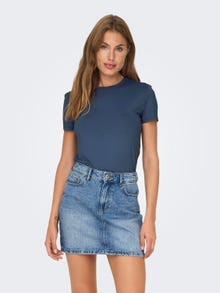 ONLY Regular fit U-pääntie Topit -Vintage Indigo - 15331595