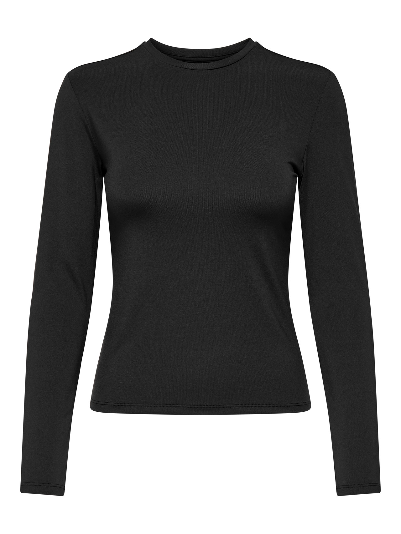 ONLY Normal geschnitten U-Ausschnitt Top -Black - 15331599