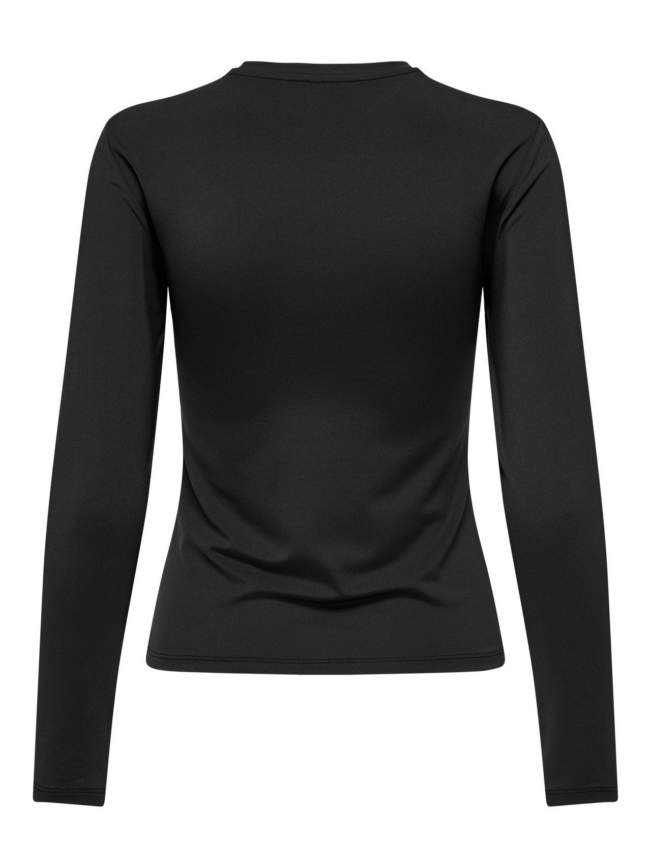 ONLY Normal geschnitten U-Ausschnitt Top -Black - 15331599