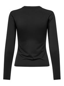 ONLY o-neck top -Black - 15331599