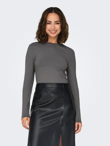 ONLY Tavapärane lõige U-kaelus Top -Thunderstorm - 15331599