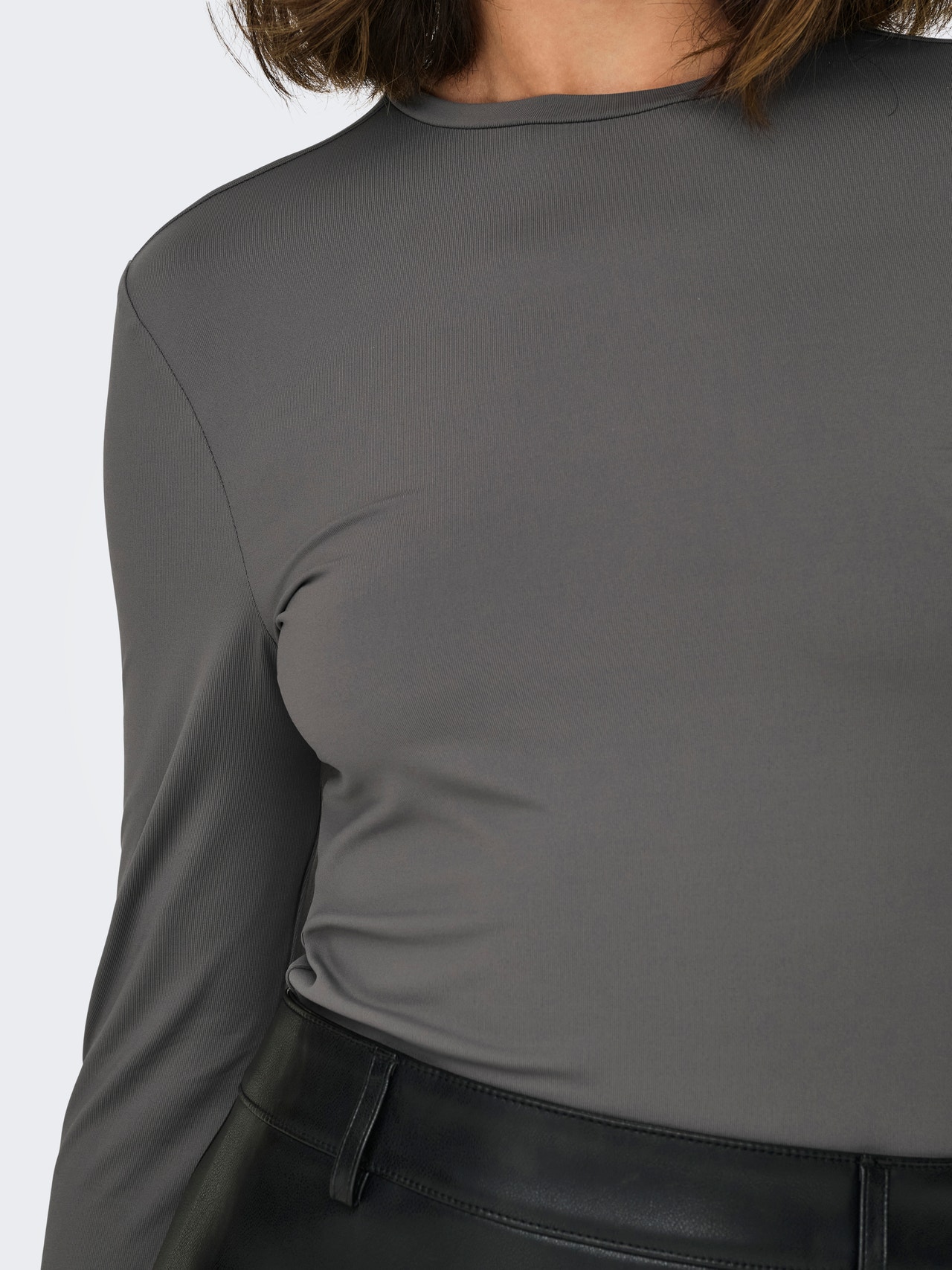 ONLY Tavapärane lõige U-kaelus Top -Thunderstorm - 15331599