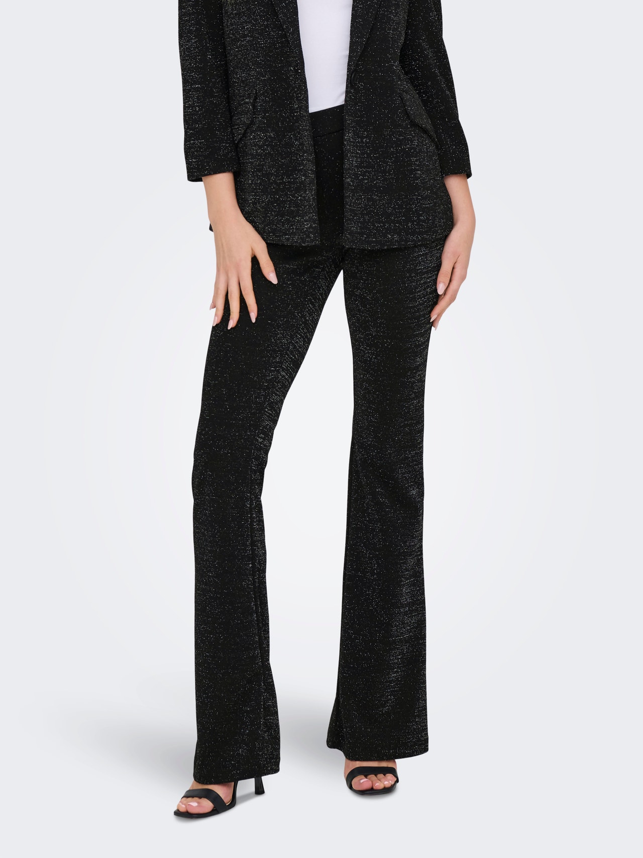 ONLY ONLPAIGE-ALYA Flared Fit Kalhoty -Black - 15331610