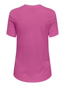 ONLY Regular fit O-hals Zwangerschap T-shirts -Strawberry Moon - 15331622