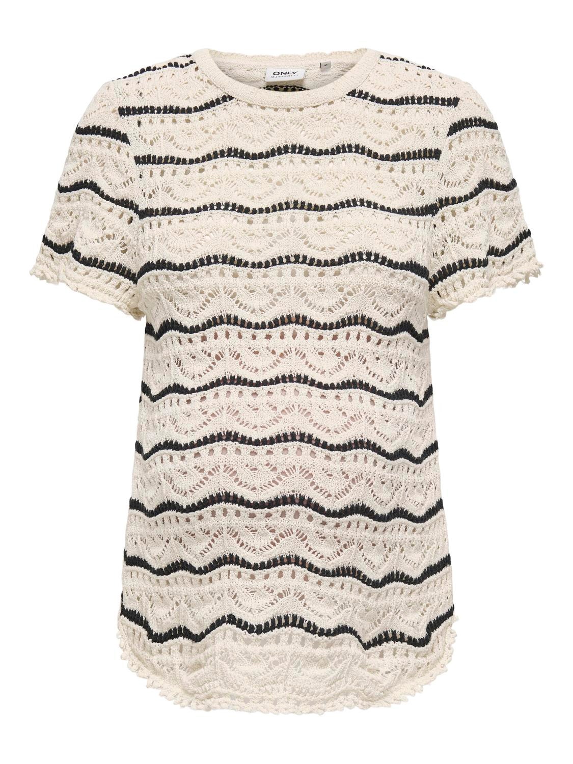 ONLY Mama knitted top -Birch - 15331626