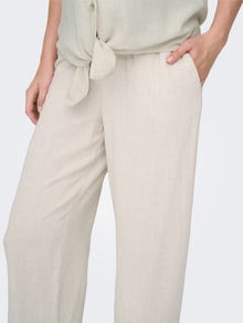 ONLY OLMSIESTA Straight Fit Trousers -Moonbeam - 15331636