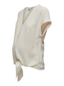 ONLY Regular Fit Skjortekrage Maternity Skjorte -Moonbeam - 15331638