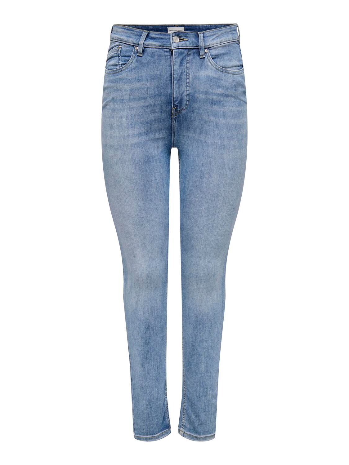 ONLY CAREmmy High Waist Skinny Jeans -Light Blue Denim - 15331875