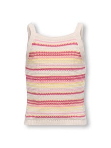 ONLY KOGBELLI Gestricktes Oberteil -Ecru - 15331930