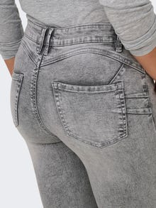 ONLY ONLWAUW Mittlere Taille Skinny Fit Jeans -Grey Denim - 15331974