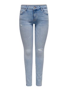 ONLY ONLSHAPE High waist Skinny fit Jeans -Light Blue Denim - 15331985