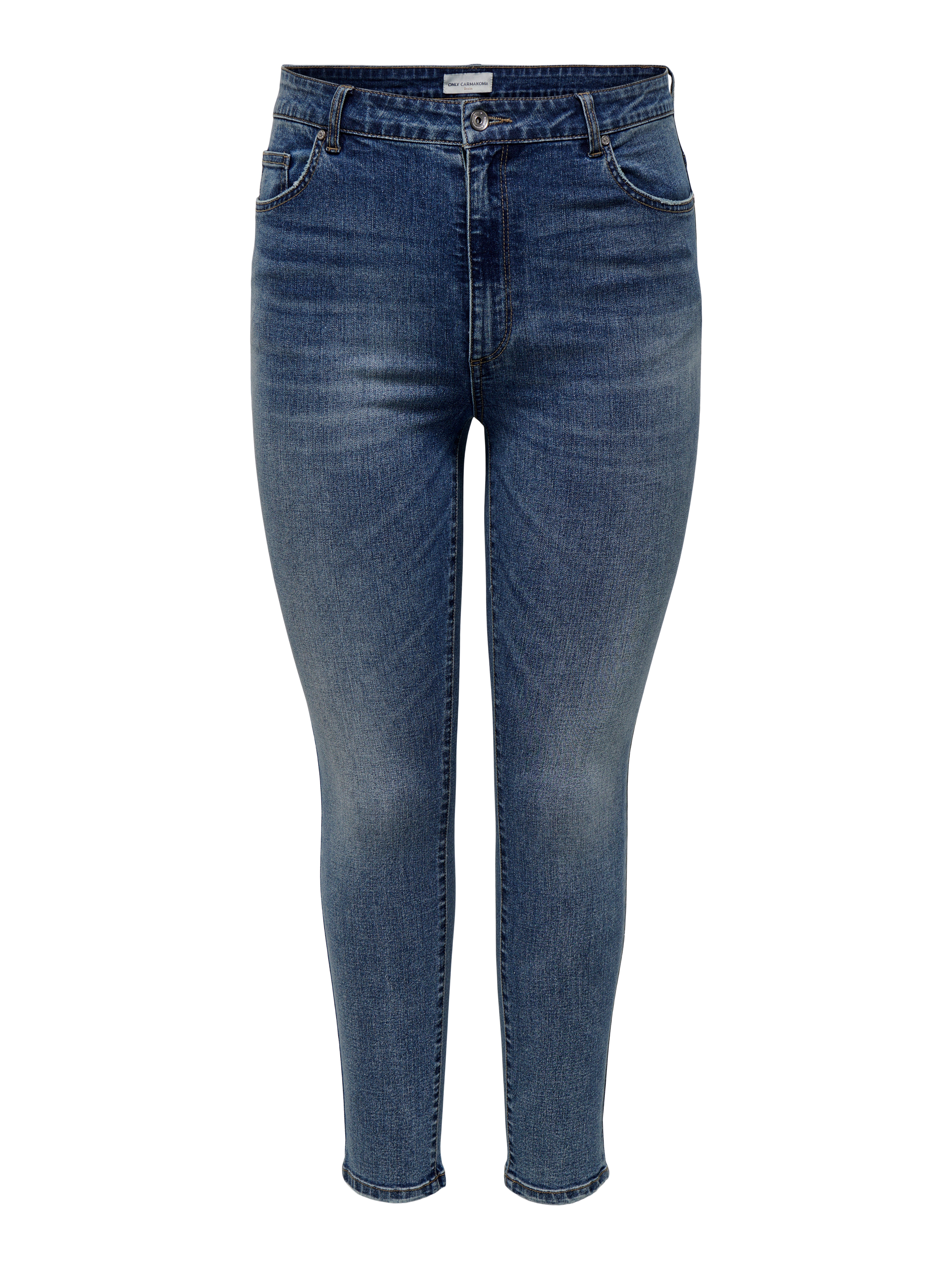 Thumbnail - Cariconic Hohe Taille Skinny Fit Jeans