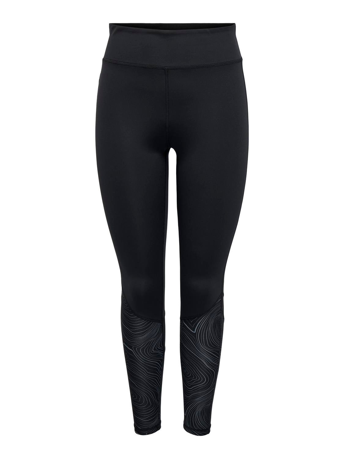 Onpmila-2-rock Hohe Taille Enger Schnitt Sportleggings