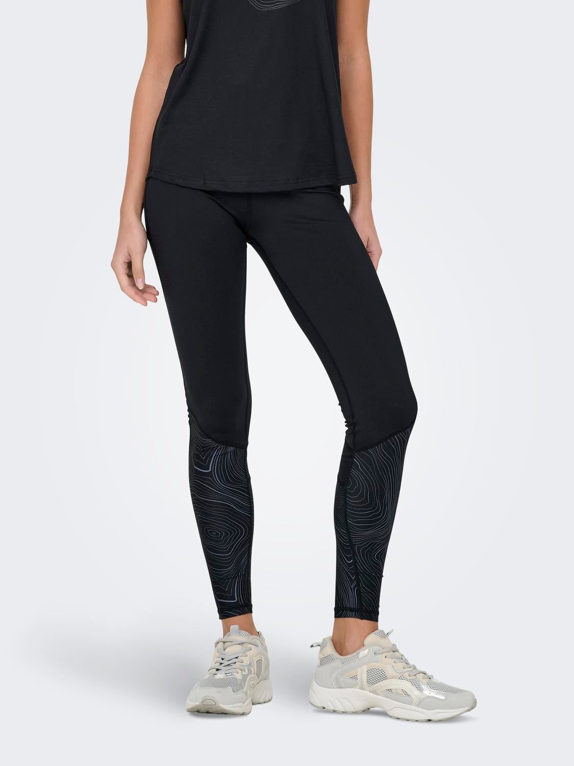 Onpmila-2-rock Enger Schnitt Sportleggings