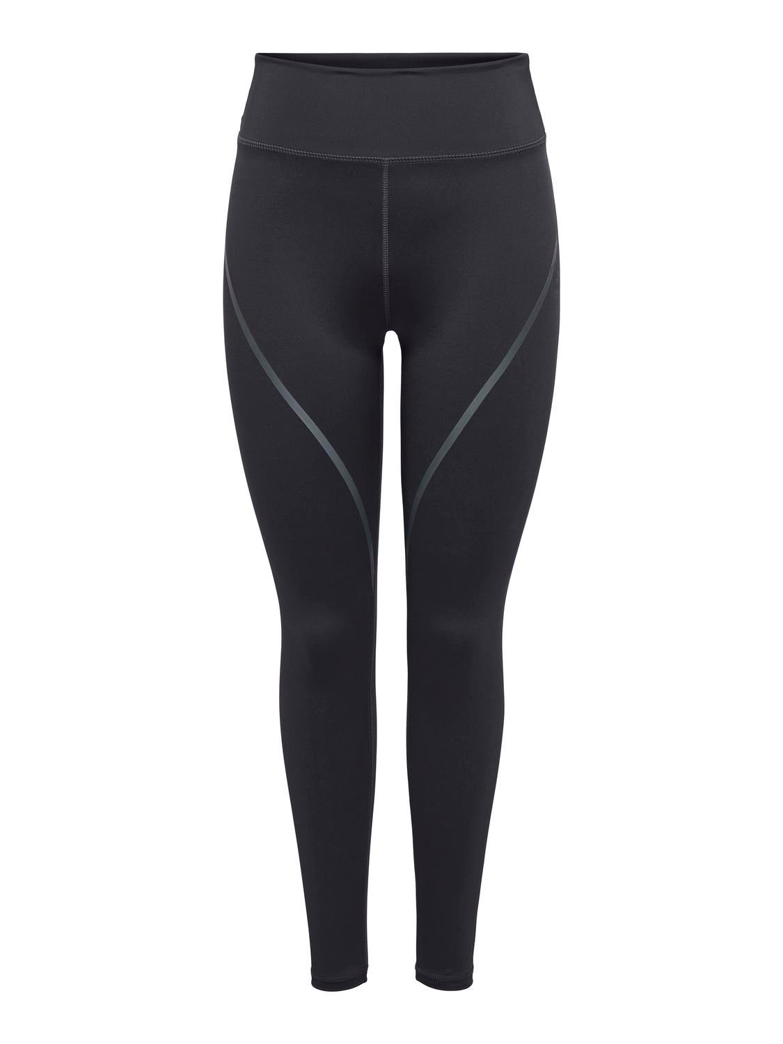 Onpjam-2-contrast Hohe Taille Enger Schnitt Leggings