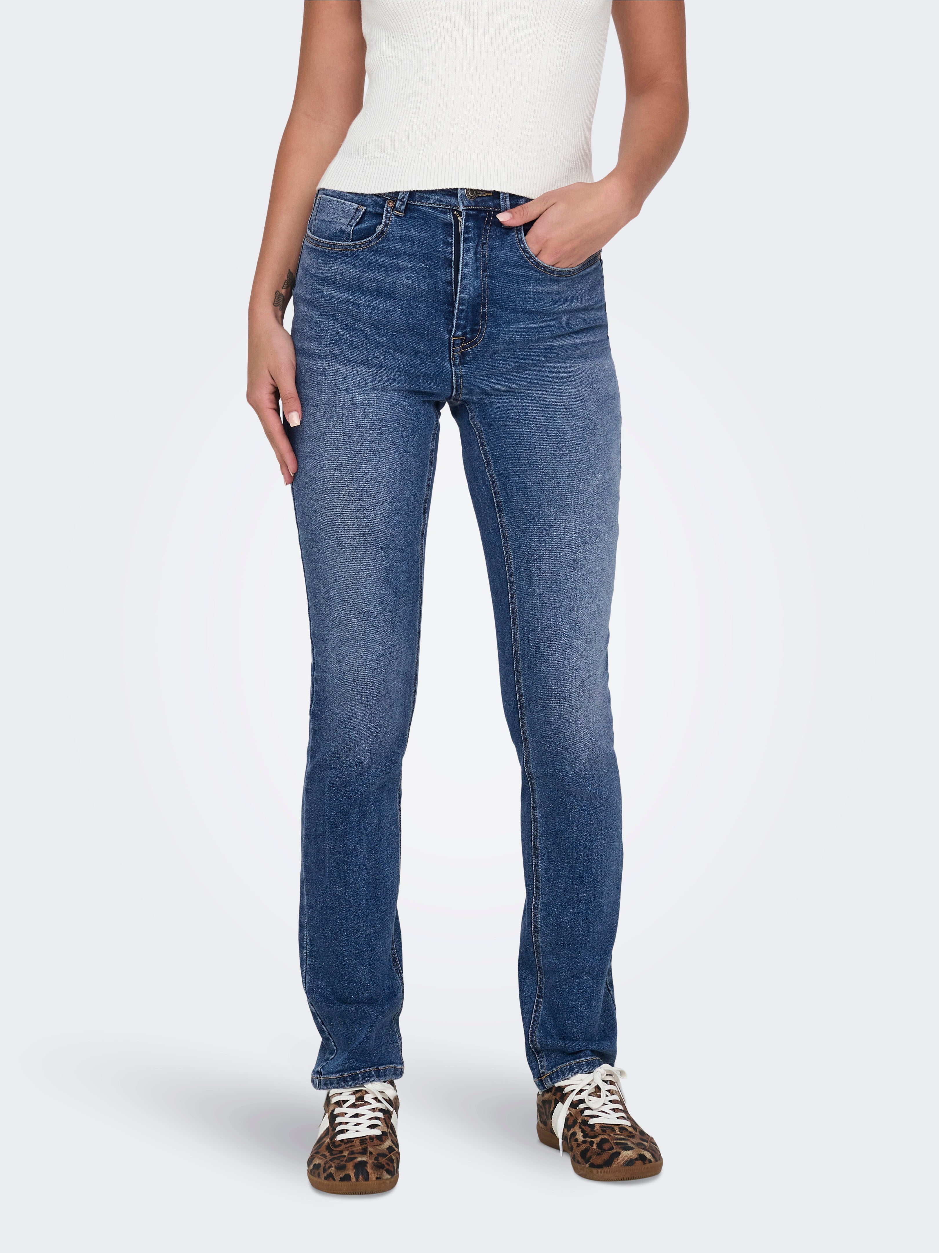 Onlwillow Hohe Taille Slim Fit Jeans