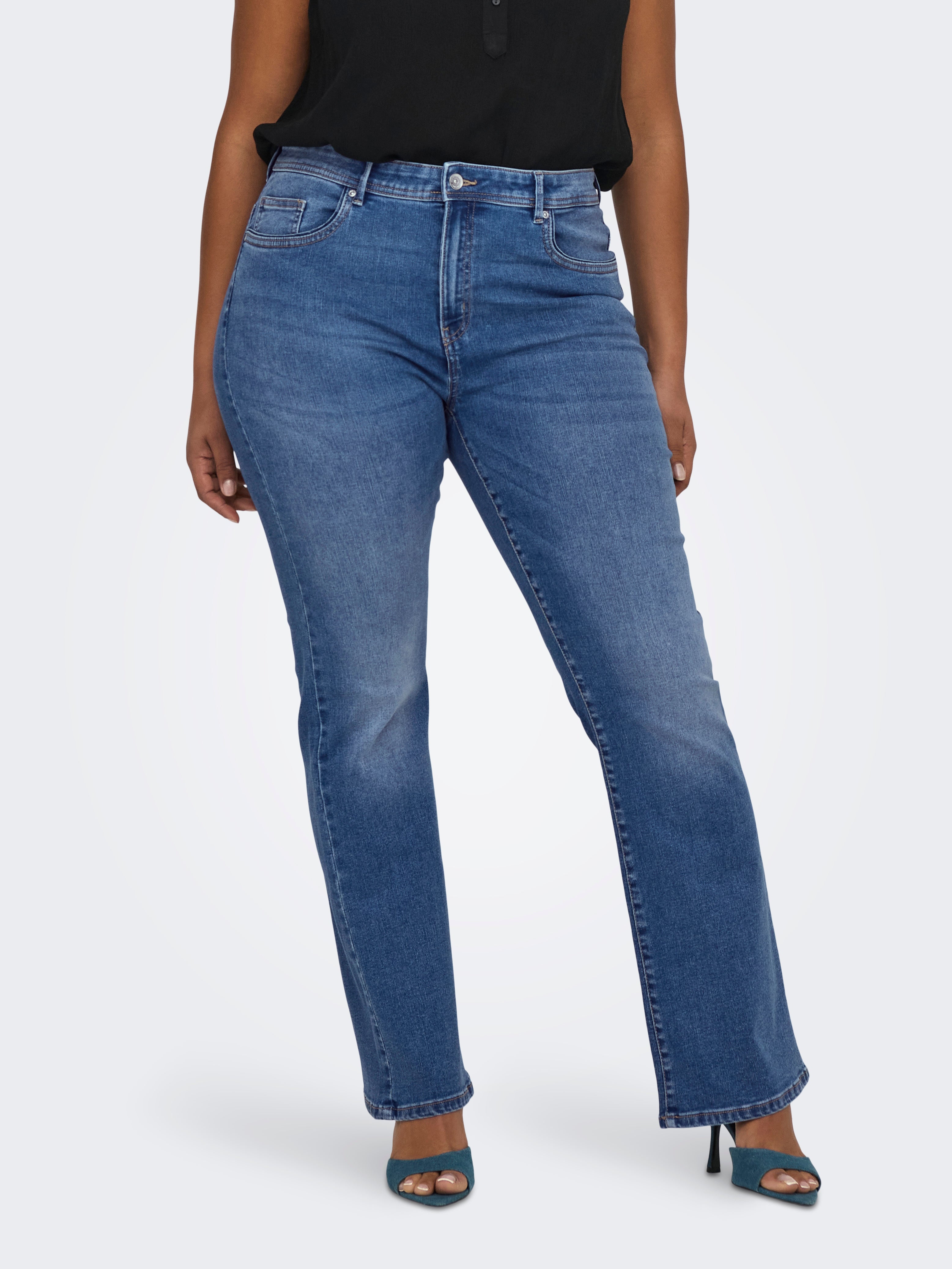 Carsally Mittlere Taille Ausgestellt Jeans