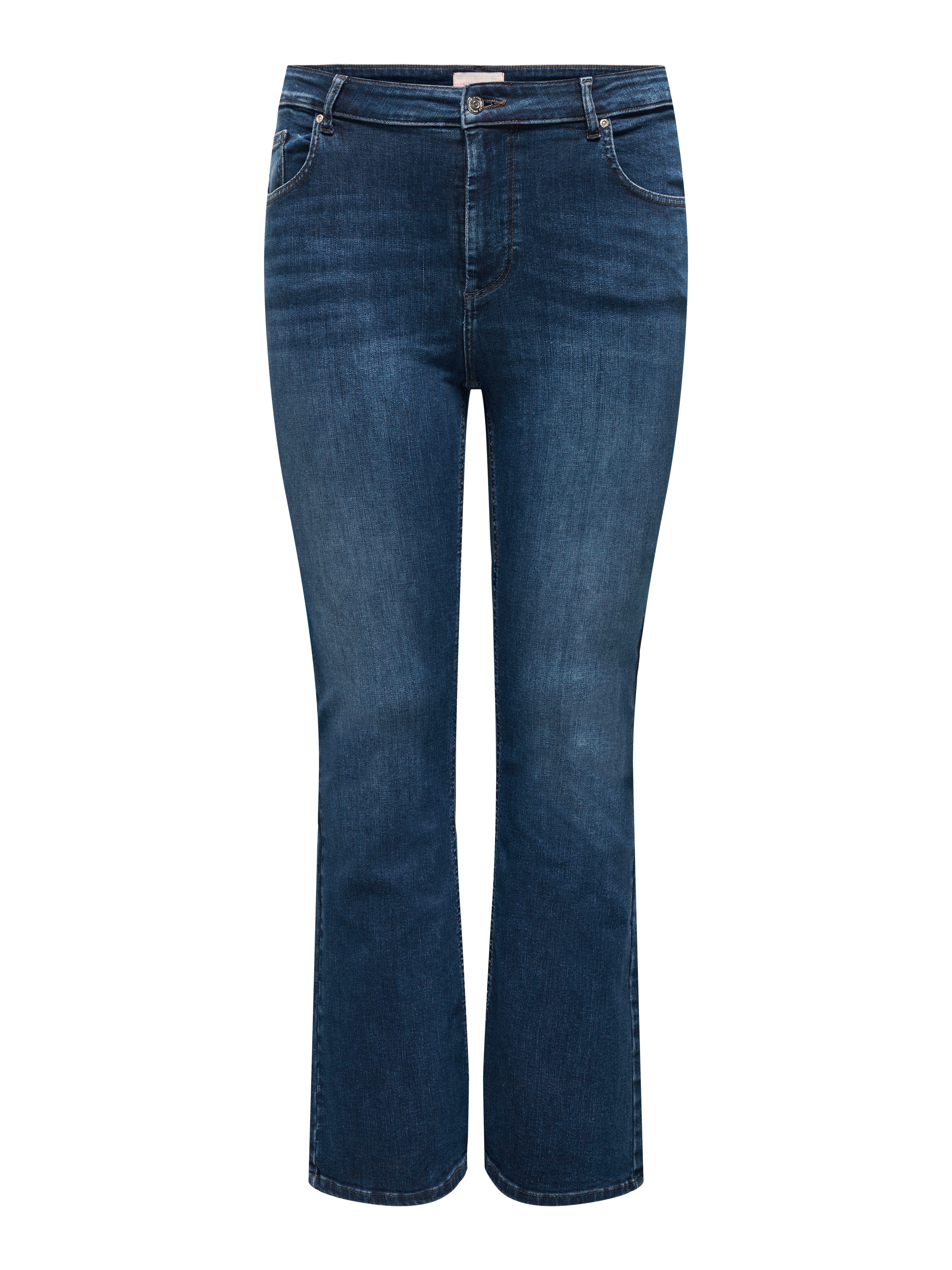 Thumbnail - Carwilly Hohe Taille Flared Jeans