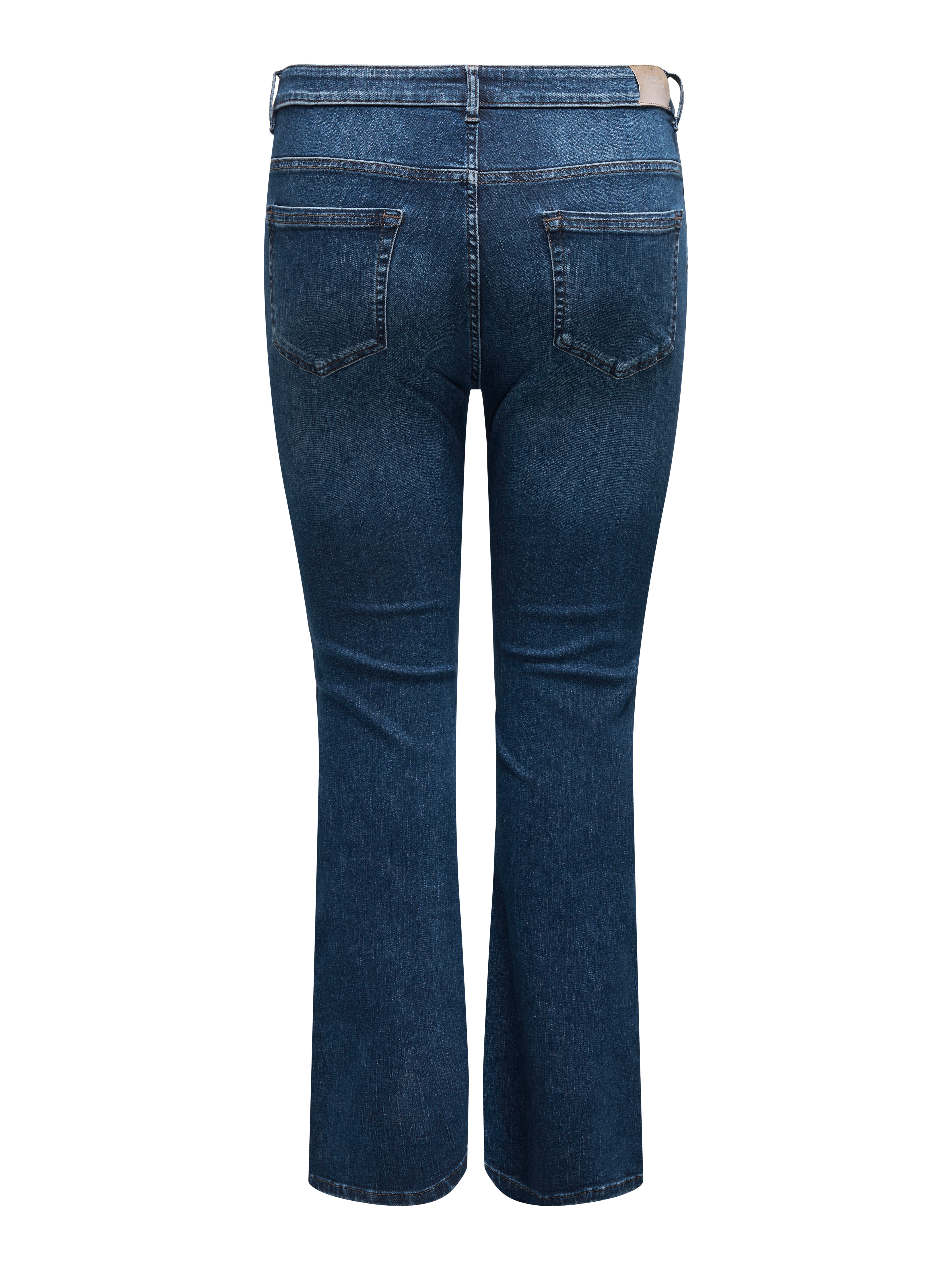 Thumbnail - Carwilly Hohe Taille Flared Jeans