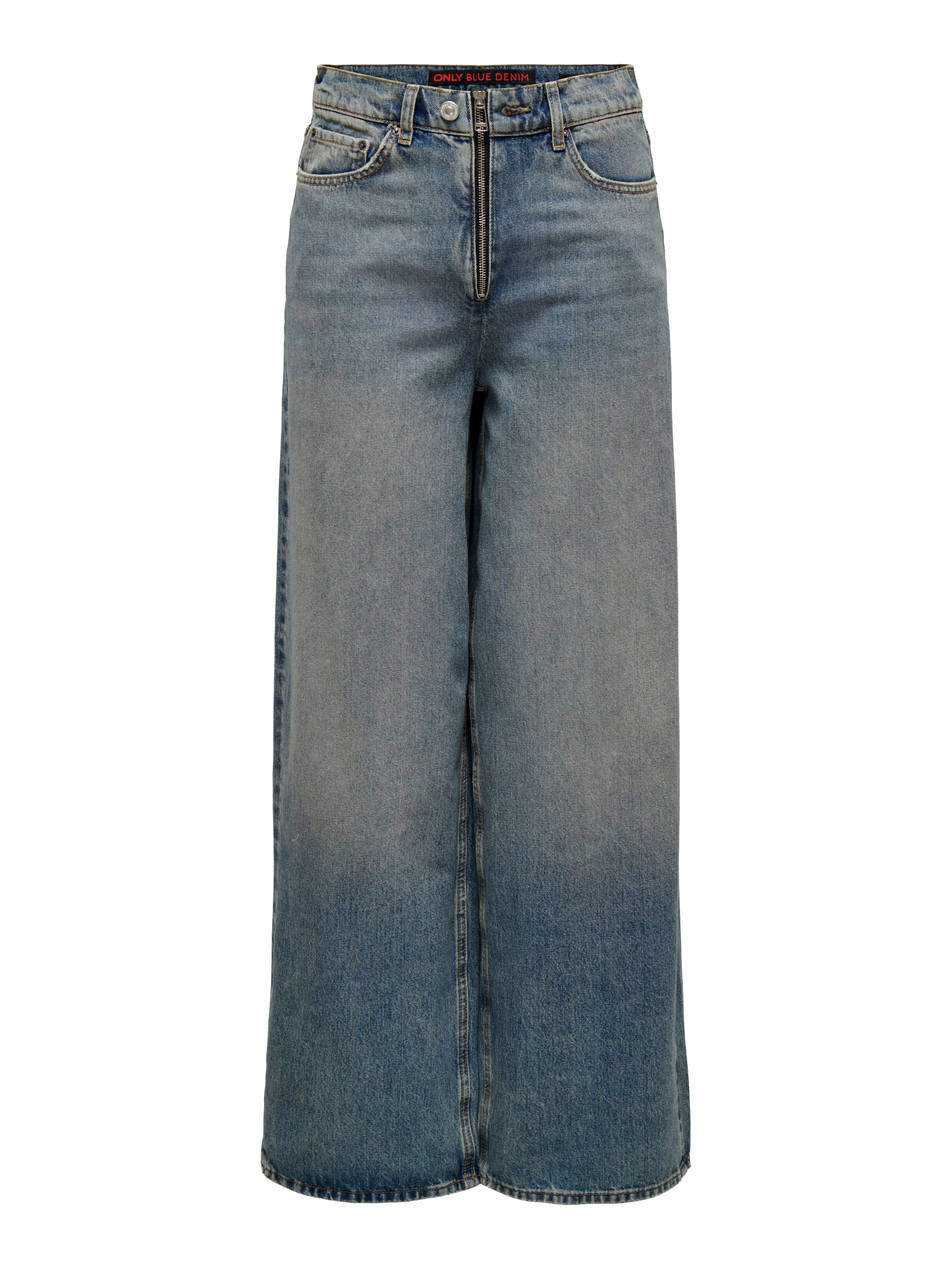 Thumbnail - Onlbaxter Mittlere Taille Weiter Beinschnitt Jeans