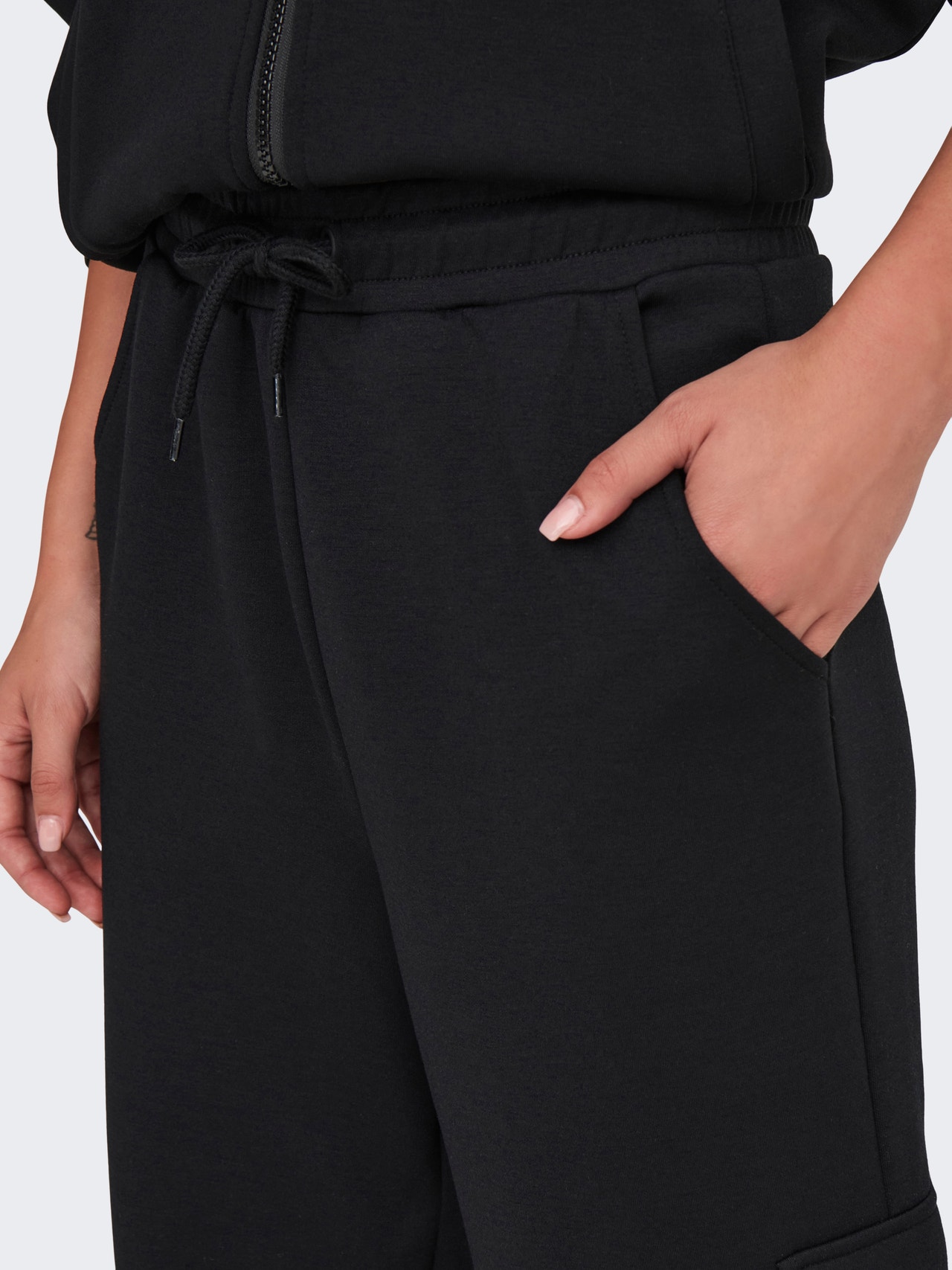 ONLY ONPLOUNGE Gerade geschnitten Jogginghose -Black - 15332678