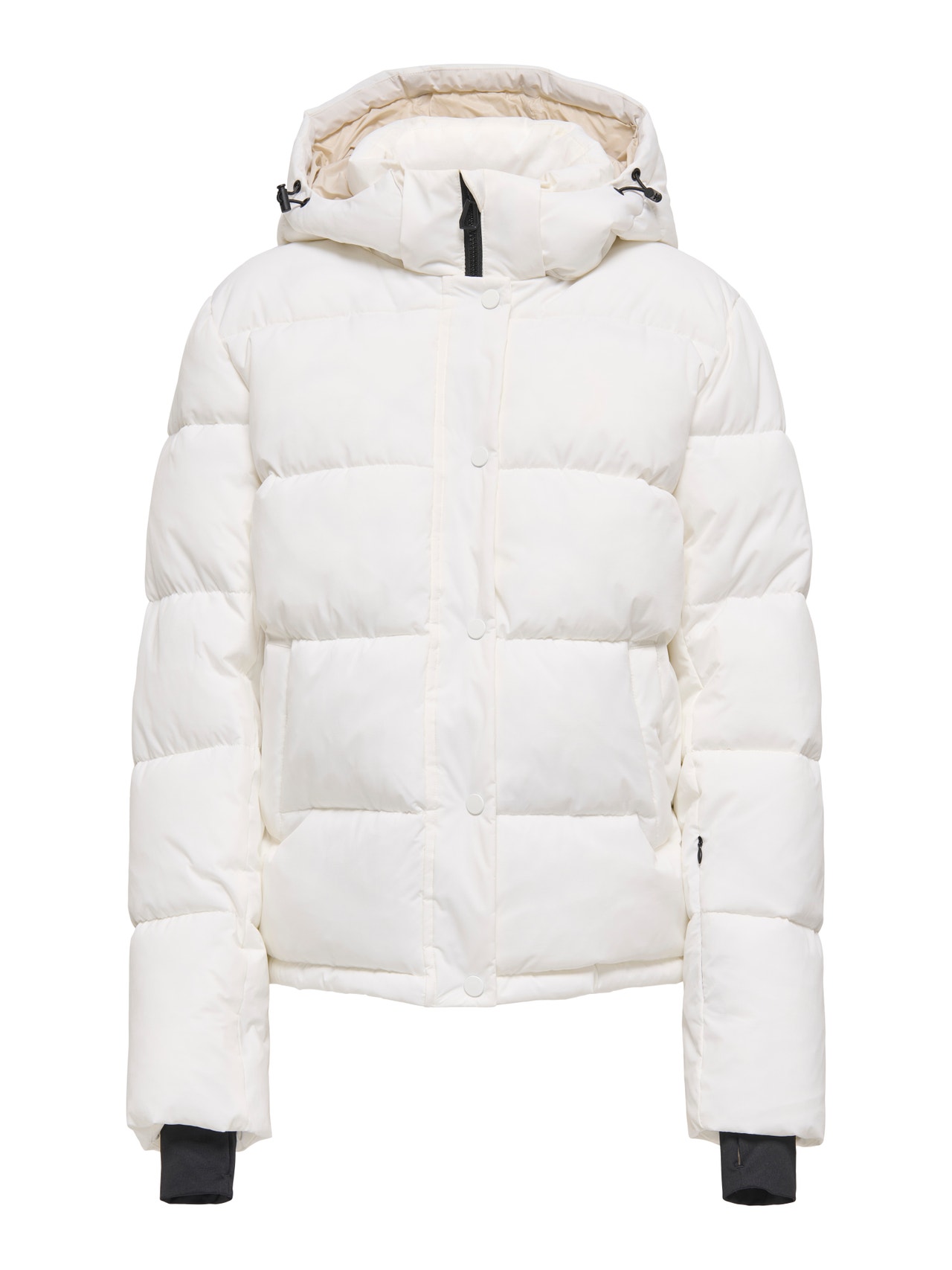 ONLY Visoka stojeća ogrlica Olujne manžete kako bi se spriječio ulazak vjetra Prošivena jakna -Bright White - 15332825