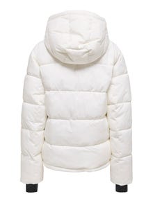 ONLY Visoka stojeća ogrlica Olujne manžete kako bi se spriječio ulazak vjetra Prošivena jakna -Bright White - 15332825