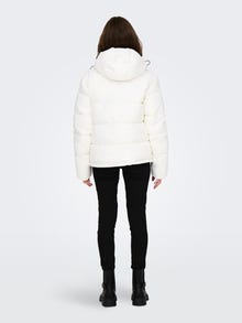 ONLY Visoka stojeća ogrlica Olujne manžete kako bi se spriječio ulazak vjetra Prošivena jakna -Bright White - 15332825
