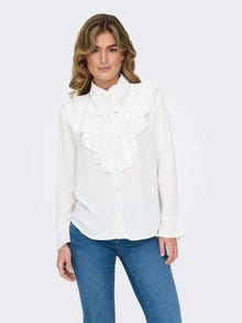 ONLY Regular fit Overhemd kraag Overhemd -Cloud Dancer - 15332847